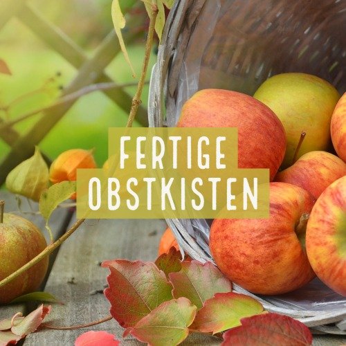 Fertige Obstkisten